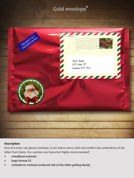 santa envelope