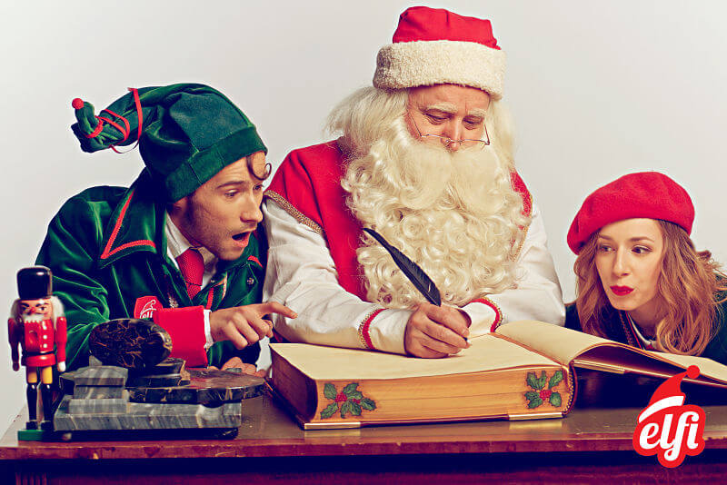 How do you write a letter to Santa in English?